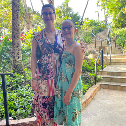 Jamie Spannhake enjoying lawyer work life balance in Hawaii with her daughter