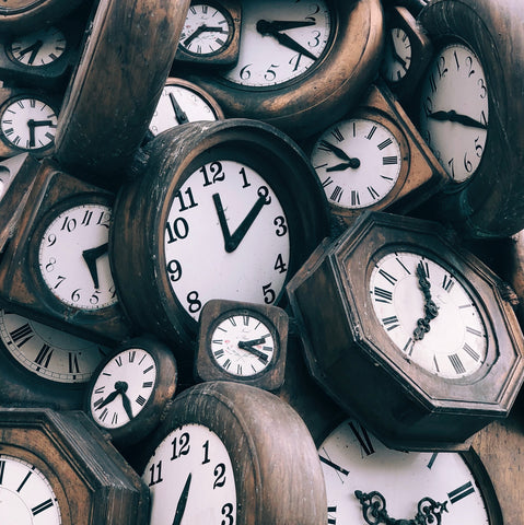 image of clocks for time management tools