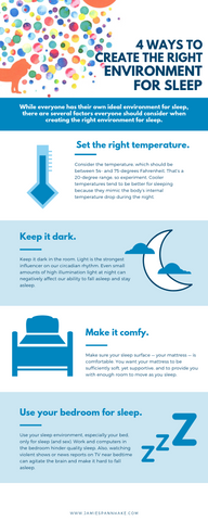 4 Ways to Create the Right Environment for Sleep